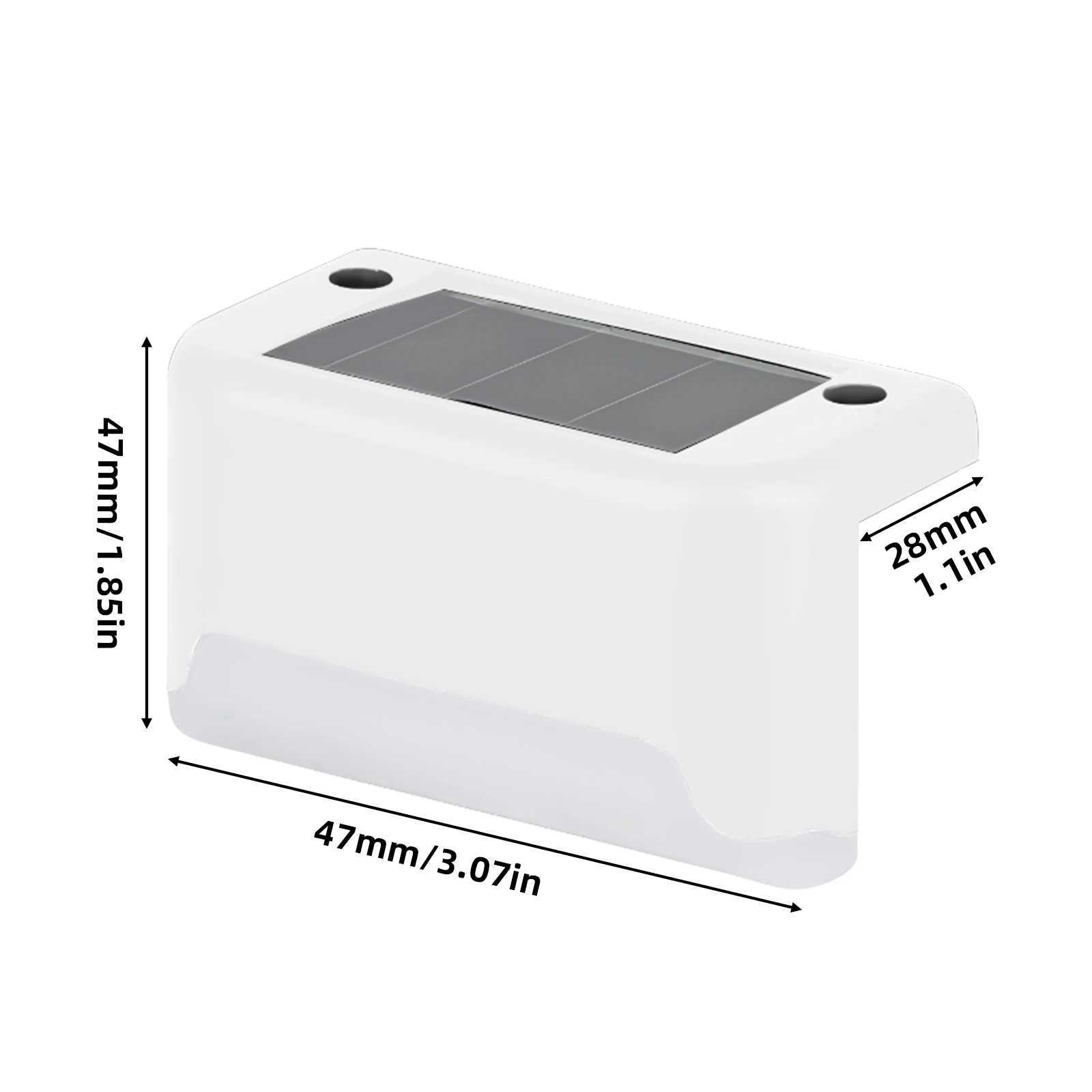 Solar Deck Lights Outdoor 16 Pack Solar Step Lights Waterproof Led Solar lights for Outdoor Stairs Step Yard and PathwayXJ250624