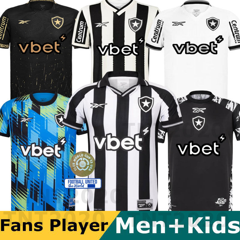 2025 Botafogo Jersey MANOEL conmebol recopa RODRIGUEZ FERNANDES CUNHA RWAN DAVID RICARDO ARTUR SANTOS IGOR JESUS Home Away Third football shirts