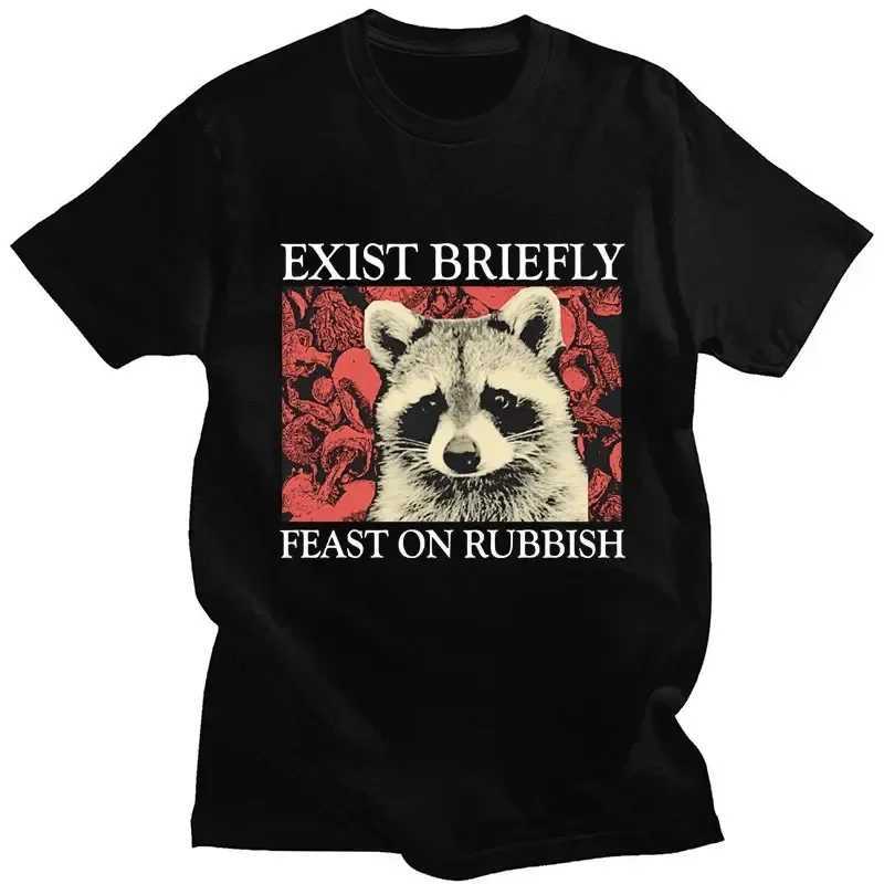 Japanese Style Dragon Raccoon Print T Shirt Harajuku Retro High Quality Cotton Short Sleeve Oversized Men Women Classic T-shirts XJ250625