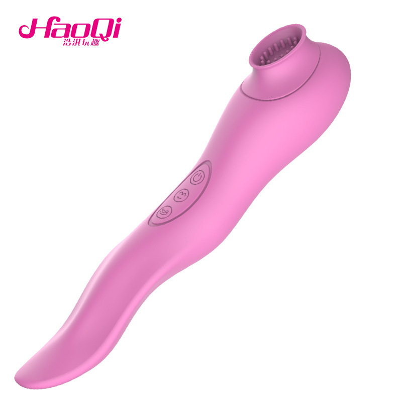 Adult Sex Toys Silicone Sucking Massager for Women Vibrator Tongue Licker