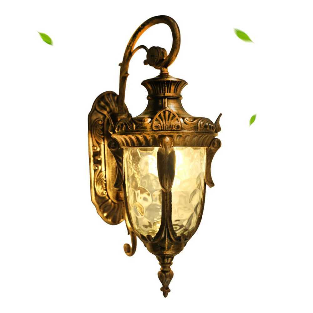 European Vintage Outdoor Wall Sconce Waterproof Aluminum Alloy Retro Light for Entryways Patios Balconies XJ250624