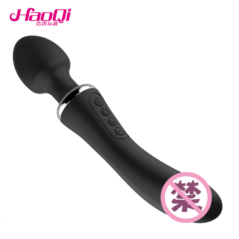 Adult Toys Double-Ended Heating AV Wand Female Flirting Masturbation Device Sex Toy Massager