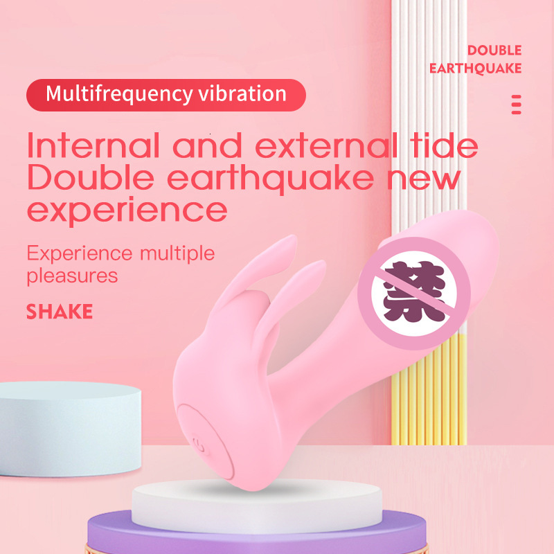 Female Wearable Charging APP Masturbator Rabbit Vibrator Adult Sex Toy