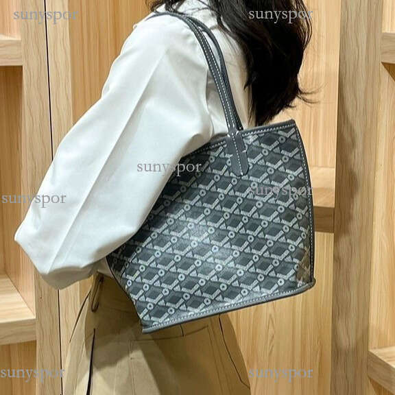 Dog Tooth Handheld Tote for Women 2024 New Fashion Autumn Winter Large Capacity Shoulder Basket Bag