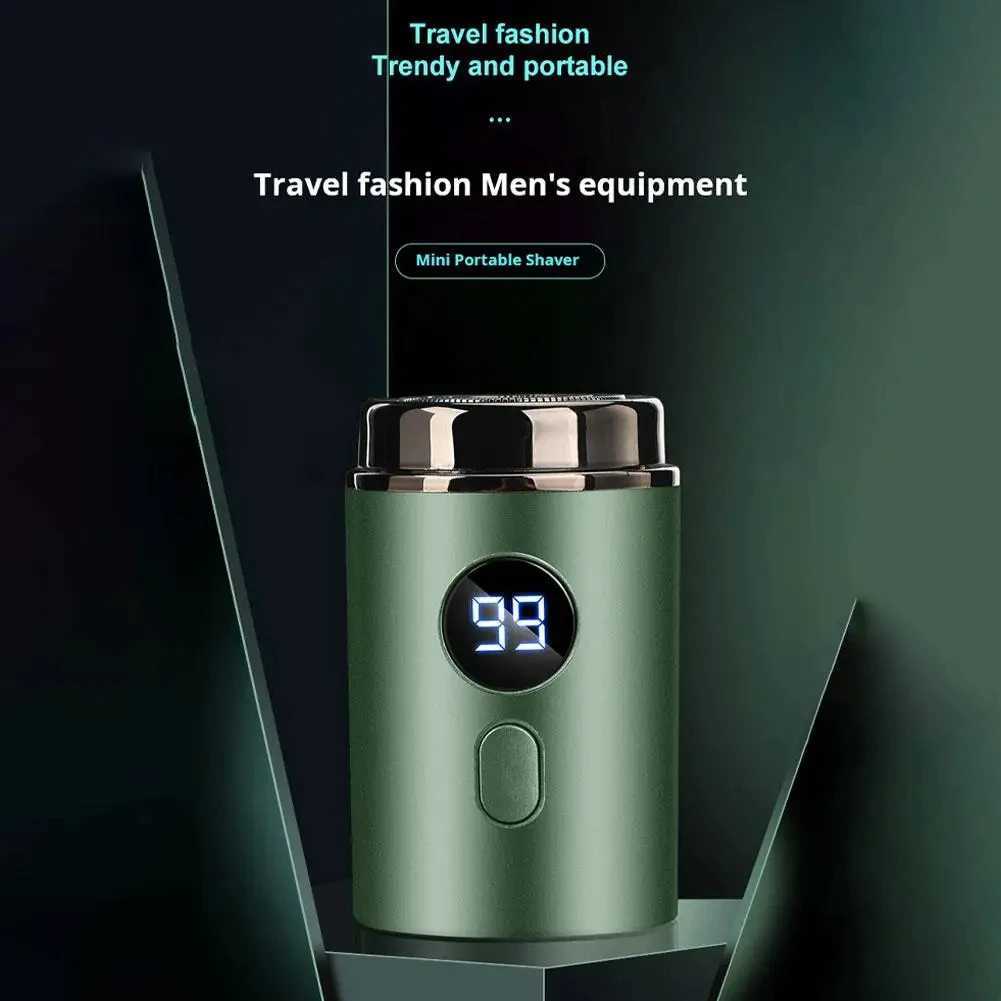 Mens mini shaver portable ultra long standby efficient shaving dry and wet shaving easy to clean essential for travel W250625