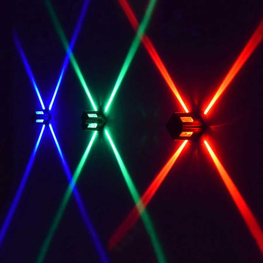 Modern Minimalist Creative LED Wall Lamp Black Square Wash Wall Sopt Light For Bar KTV Background Wall Decoration Beam LampXJ250624