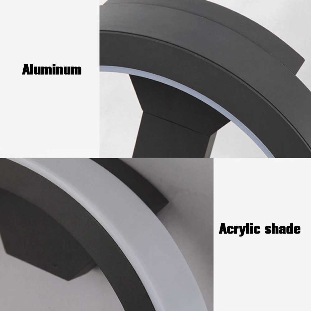 18W 24W LED Wall Light Motion Sensor AC85-265V IP65 Induction LED Porch Sconce Lamp Balcony Corridor Garden Outdoor LightingXJ250624