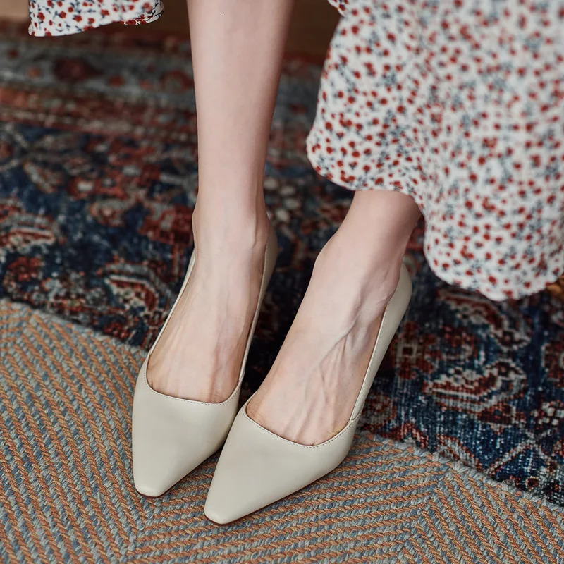 Womens Shoes Summer Strange Style Pointed Toe Black Beige Pumps Elegant Fashion High Heels Party Shoes 250624