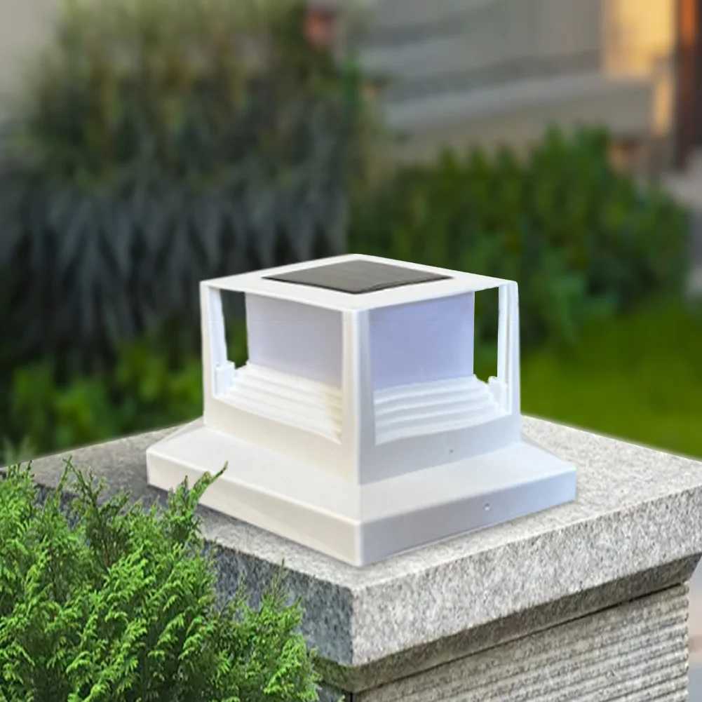 Solar Post Lights Waterproof Fence Light Solar Post Cap Lights Outdoor Lights Patio Fence Gate Street Lamp for Fence Deck Patio XJ250624