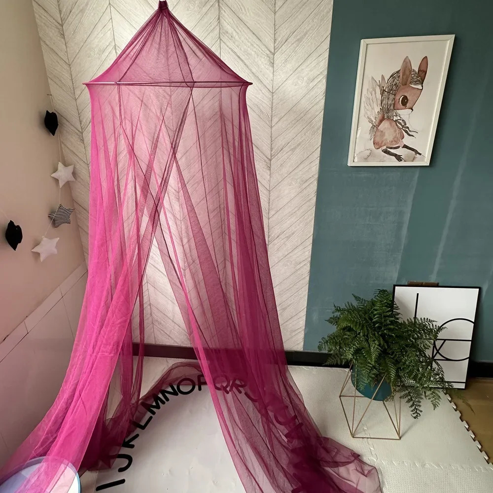 Summer Mosquito Prevention Dome Hanging Mosquito Nets Girls Princess Bed Mosquito Net Fabric Curtain Tent Kids Room Decoration 250624