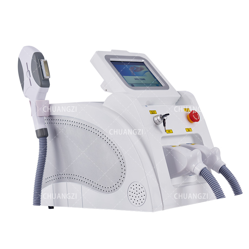 2 In 1 Professional Laser Hair Tatoo Removal Machine IPL OPT Picosecond Laser Device Multifunction Beauty Machine Ice Painless