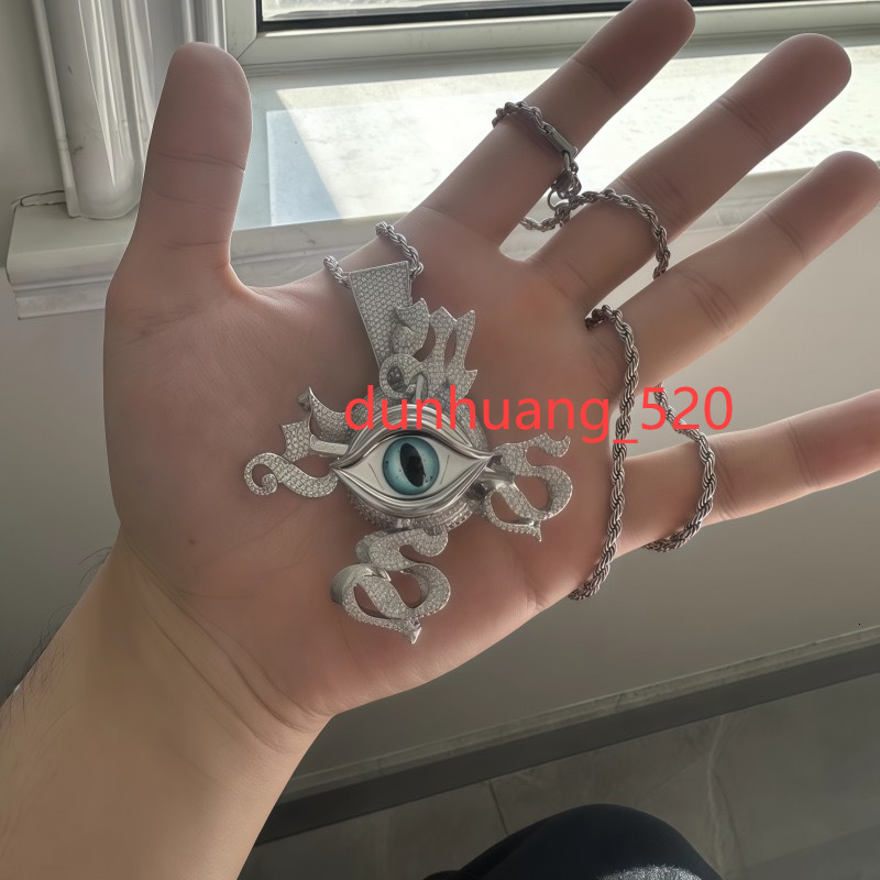 Pass Diamond Tester Hip Hop Jewelry S925 with Vvs Moissanite Customize Jewelry Diamond Custom Pendant Number Pendant