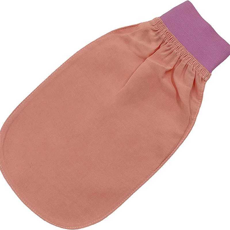 1PCS 100% Silk Exfoliating Face Wash Beauty Towel Soft Exfoliating Skin Bath Scrub Silk Bath Face Wash Gloves R250625