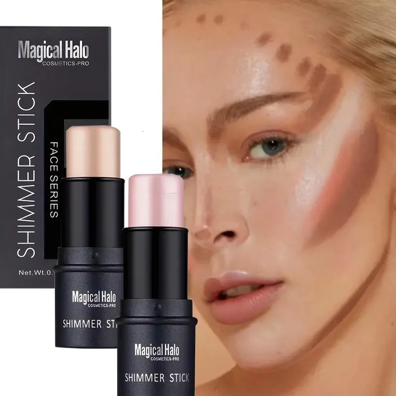 Magical Halo Shimmer Stick - Multi-Use Highlighter Contour Makeup for Radiant Glow - Daily Wear 250625