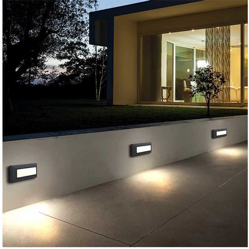 Surface Mounted LED Wall Light DC12V 7W 9W 12W 15W LED Stair Light Outdoor AC85-265V Wall Lamps Step Porch Balcony Garden IndoorXJ250624