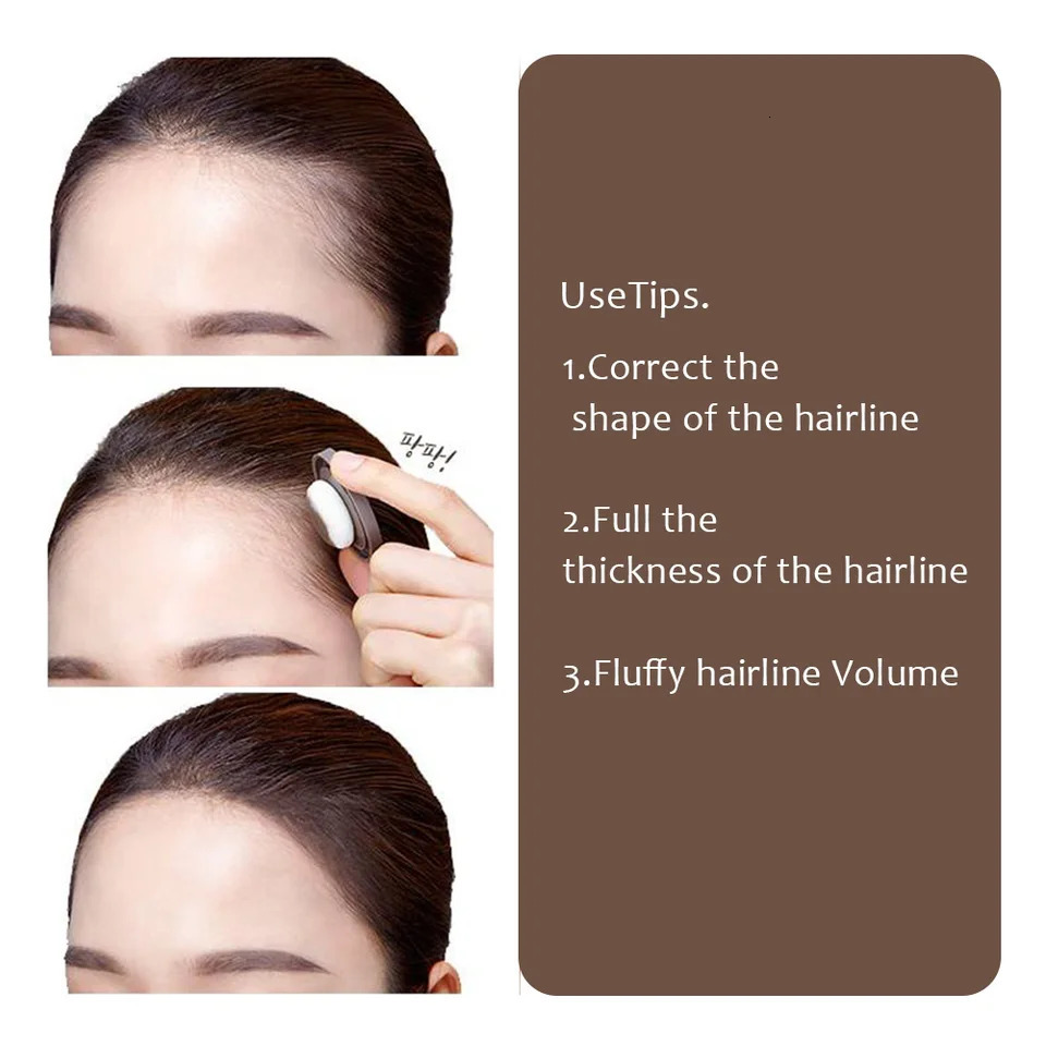 Sevich Hair Line Powder 4g Black Root Cover Up Natural Instant Waterproof Hairline Shadow Powder Hair Concealer Coverage 13color 250625