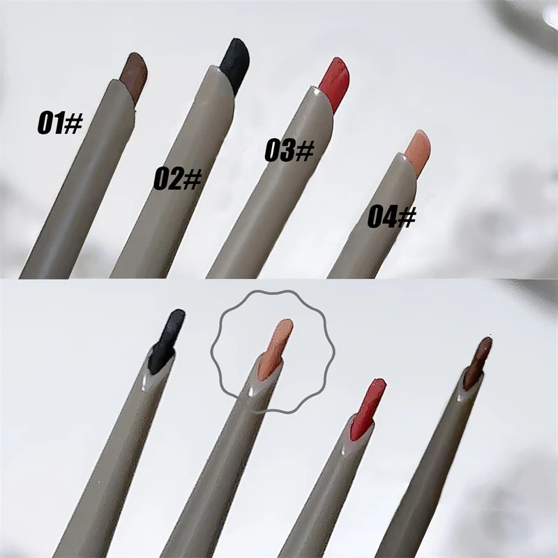 Silky Long-lasting Eye Liner Pencil Eyeliner Pen Natural Matte Wine Red Eyeliner Easy To Color Waterproof Eye Make Up Cosmetics 250625