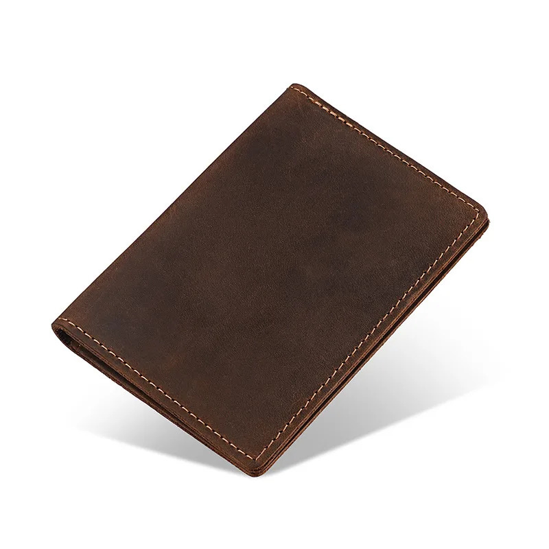 Handmade Credit Cards Wallet Vintage Style Minimalist Leather Credit Card Holder Wallet for Men Protector Sleeve 250624