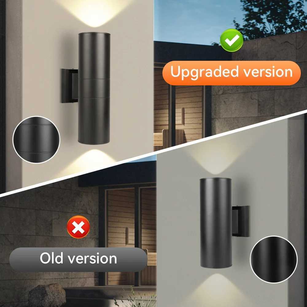 Wall Lamp E27 Bulb Modern Room Wall Decor Lights Garden Lights Outdoor Balcony LED Lights Street Lights Double Head Indoor LampXJ250624