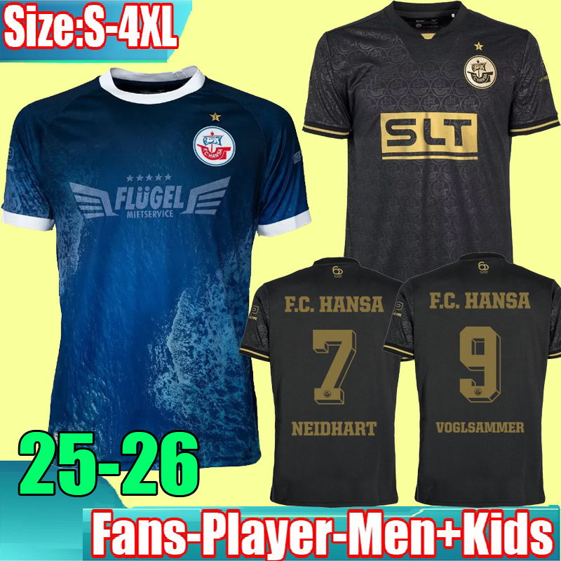 2025 FC Hansa Rostock Special Edition soccer jerseys 25 26 Home Away football shirts