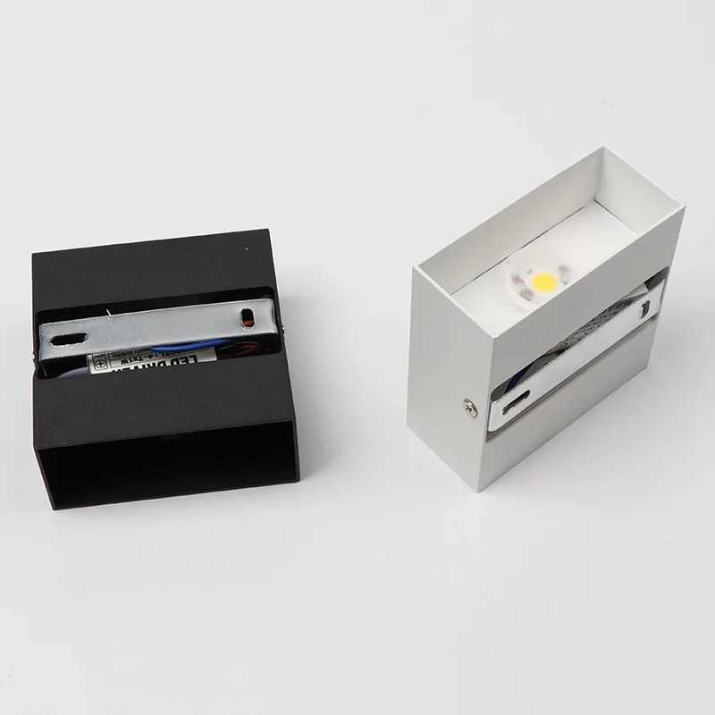 6W/12W LED Wall Light Outdoor Waterproof IP65 Garden Yard Wall Lamp Indoor Bedside Decoration Lighting Aluminum AC110V 220VXJ250624