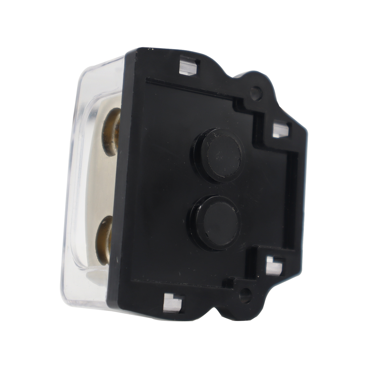 Automotive Power Distribution Block with Connector for Car Audio Mods Supports Various Wire Gauges (0AWG, 1/0, 2AWG, 4AWG)