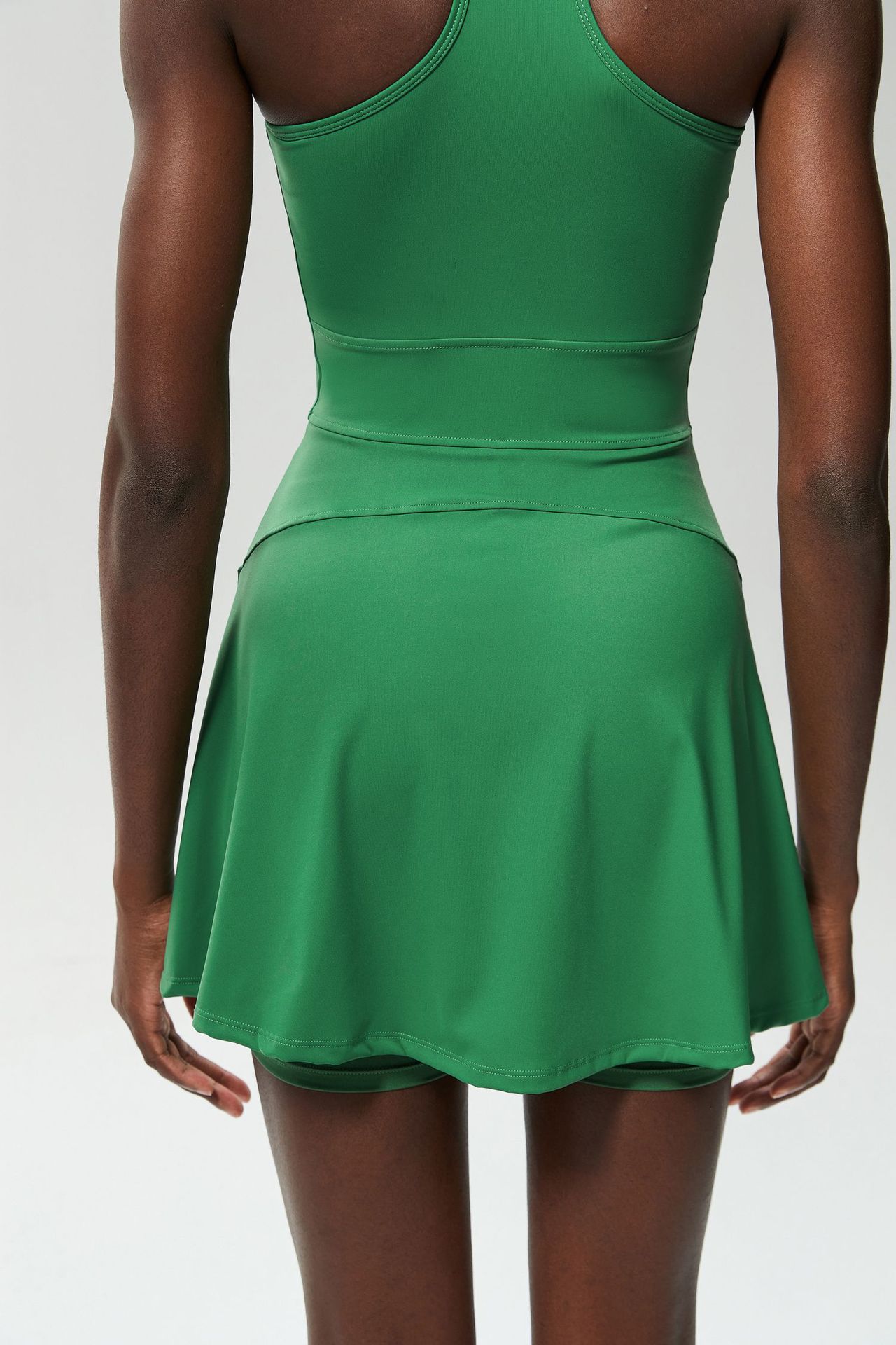 2025-- Women's Quick-Dry Tennis Dress with Zippered Design for Fitness Running Breathable Athletic Wear Compression Fitted Sportswear Ideal for G