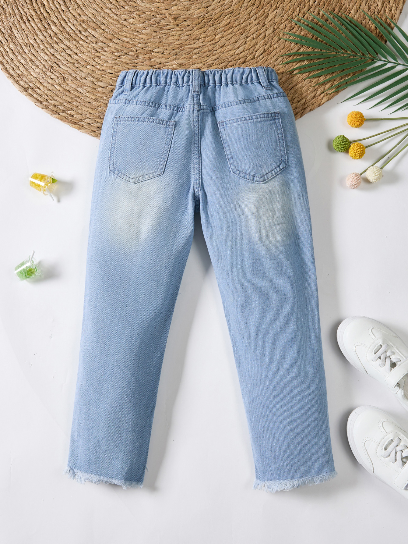 Trendy Lightweight Light Blue Boys Designer Jeans: Durably Crafted & Fashion Forward
