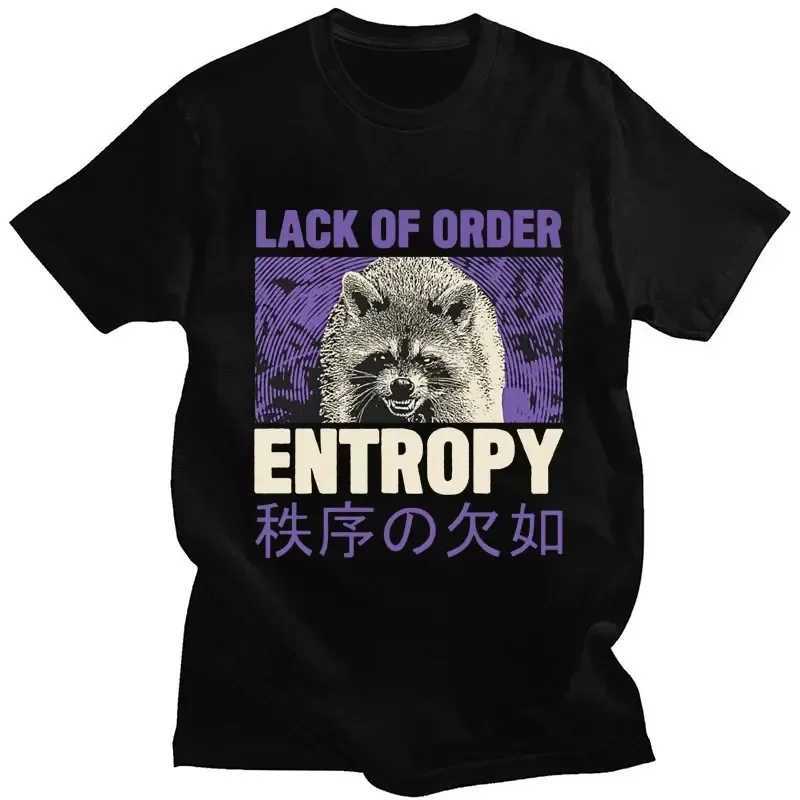 Japanese Style Dragon Raccoon Print T Shirt Harajuku Retro High Quality Cotton Short Sleeve Oversized Men Women Classic T-shirts XJ250625