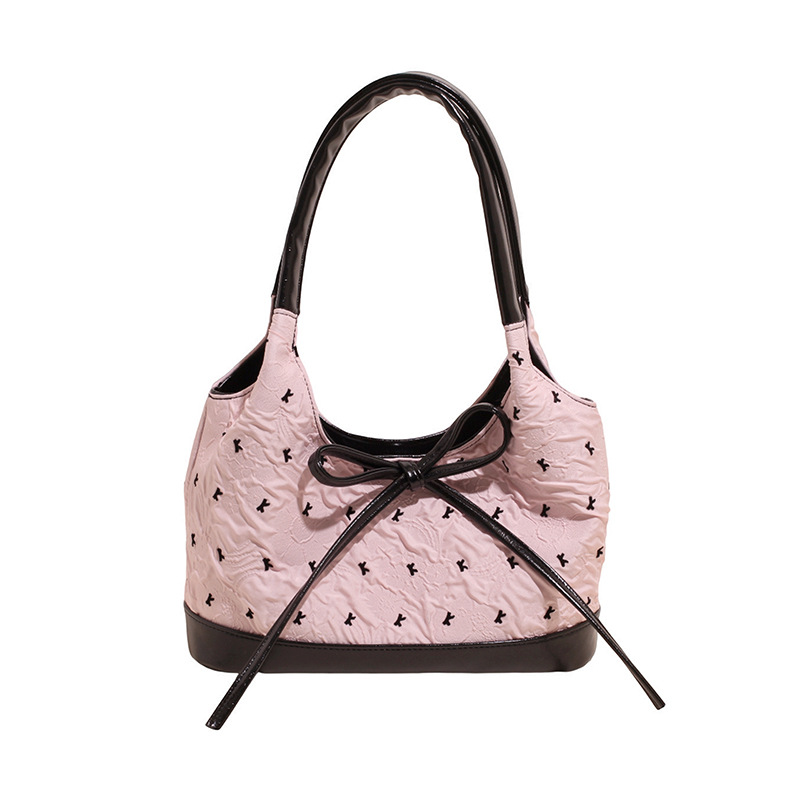 Free shipping 2025 designer Shoulder Bags for womans ladies flap lady fashion casual bow square handbag women crossbody Underarm bag - view 6