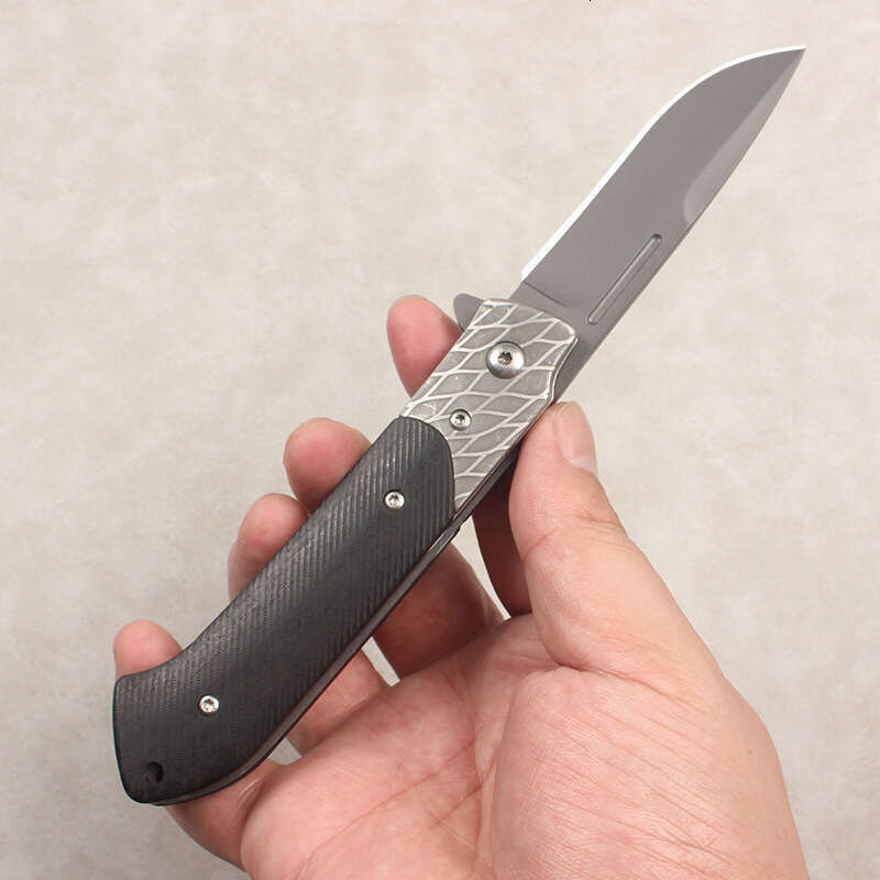 Camping Self-Defense Folding High Hardness Multi-Function Portable Wooden Handle Small Outdoor Survival Fruit Knife