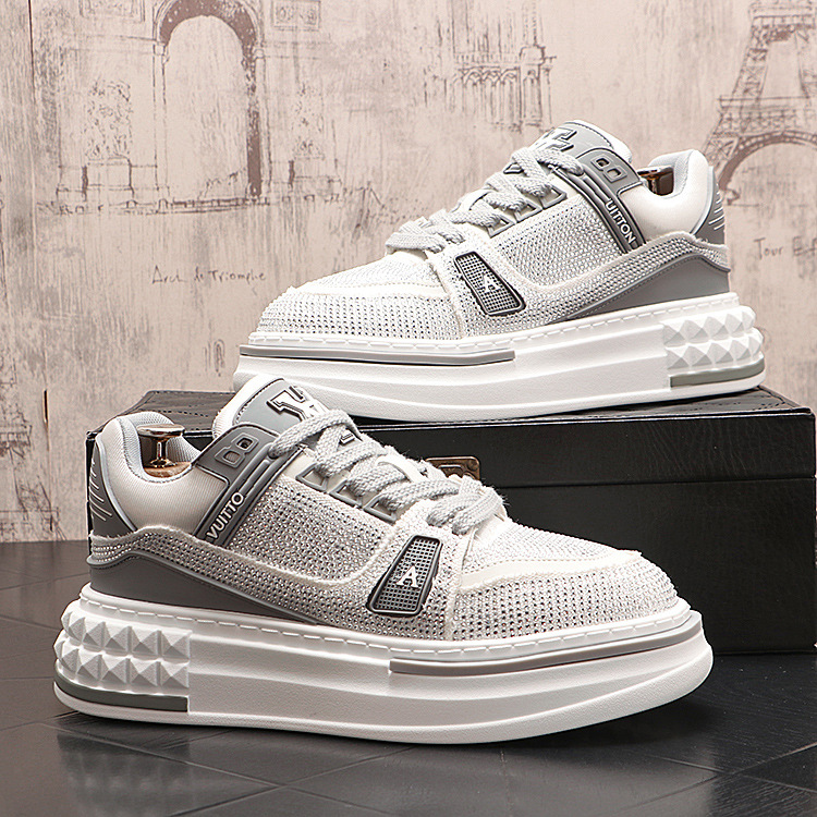Designer Running Shoes for man Rhinestone casual shoes fashionable and personalized board shoes classic vintage Sports Shoes