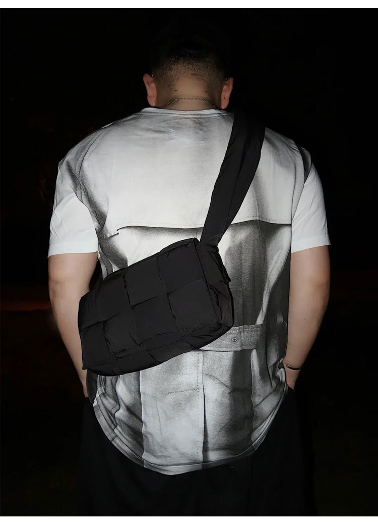 Free Shipping 2025 New Designer Bag Sponge Down Woven Pillow Bag Niche High-end Single Shoulder Crossbody Bag Tofu Small Square Bag