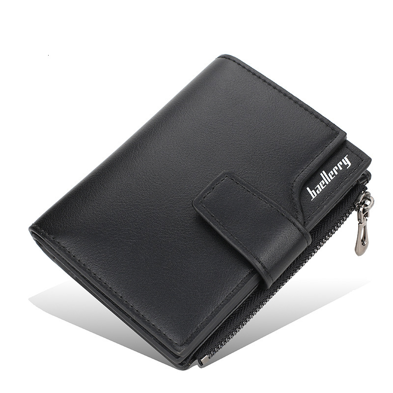Free Shipping 2025 New Designer Bag Leather Goods Baellerry Women's Short Wallet Korean Style Multi-card Slot Zipper Buckle Coin Purse Wallet Who