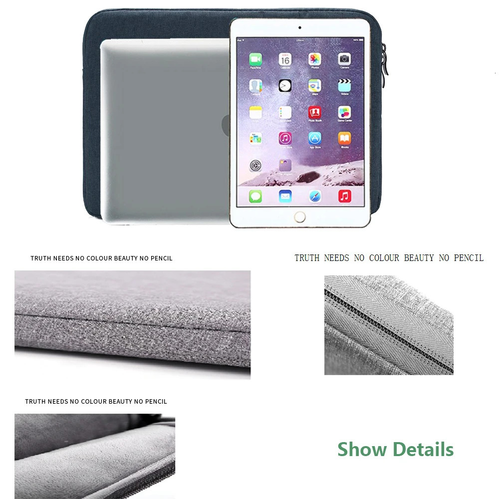 Laptop Bag Sleeve For 11 12 13.3 14 15.6 17.3 Inch Computer Case For Air 13 Case Dell Asus Waterproof Bag 250624