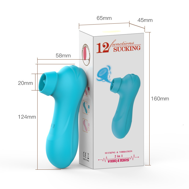 Adult Sex Toys hine 12-Speed Sucking Vibration Silicone Rechargeable Masturbator Female Vibrator