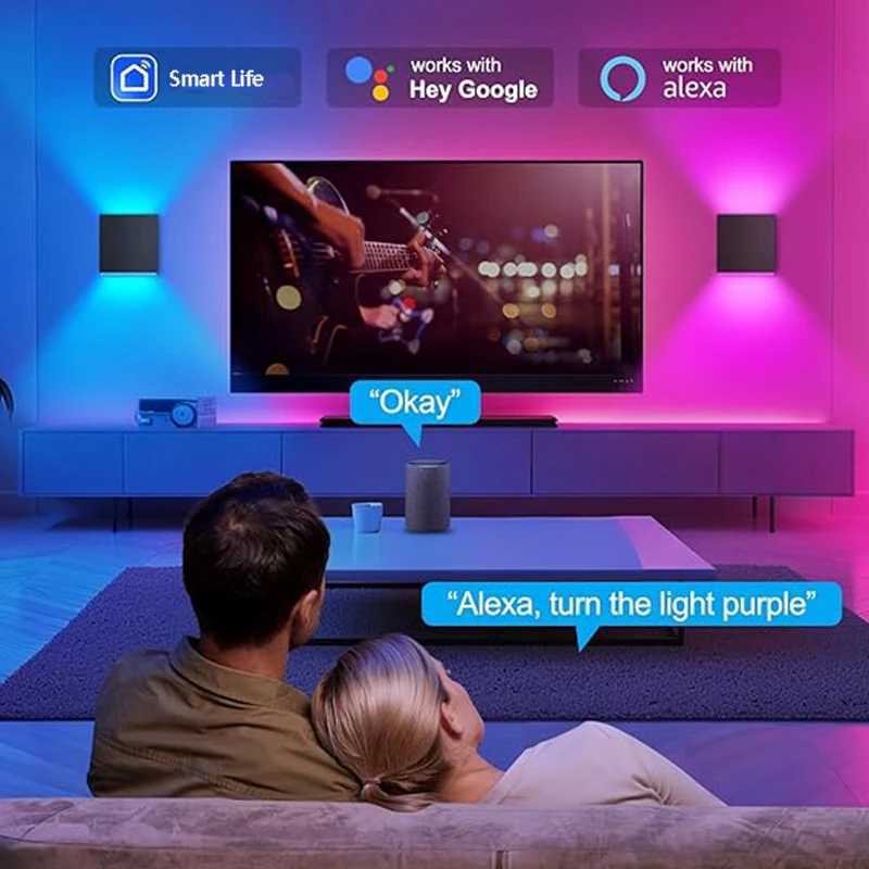 12W LED Outdoor Wall Light RGBCCT Dimmable Porch lights Tuya Smart Life Control WiFi/ZigBee Wall Lamp For Decorative Atmosphere XJ250624