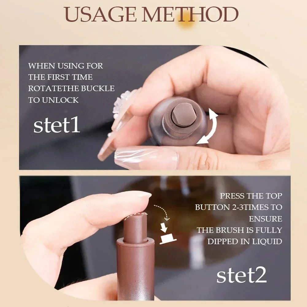 Square Brush Wild Eyebrow Painting Paste Pressing 3D Dye Dip Eyebrow Long-lasting Enhancers Cream Hairline Modification Makeup 250625