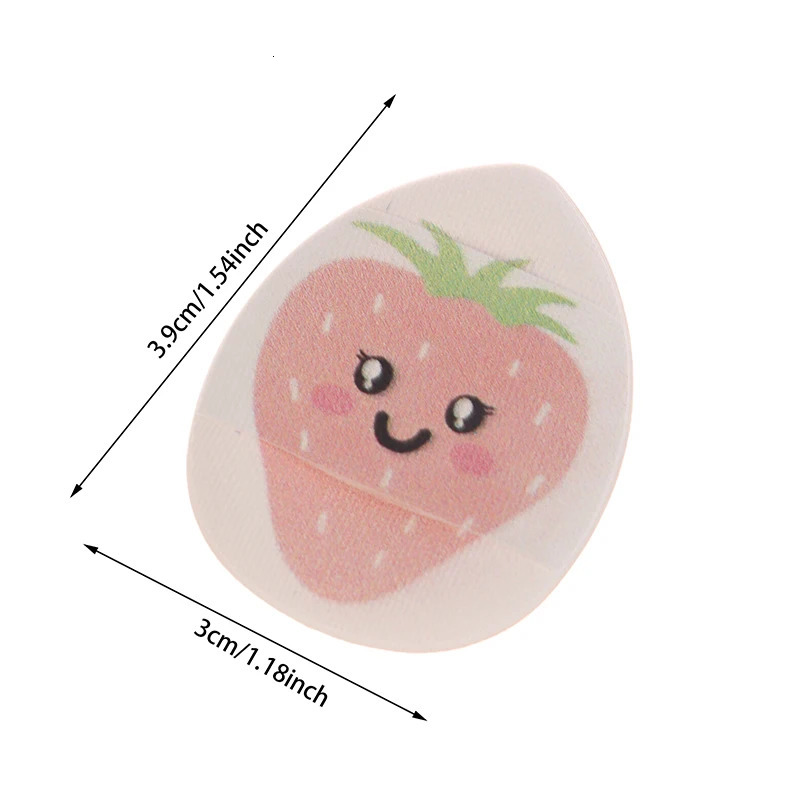 10PCS Mini Fruit Pattern Finger Sponge Puff Small Air Cushion Powder Face Foundation Concealer BB Cream Cosmetics Applicator 250625