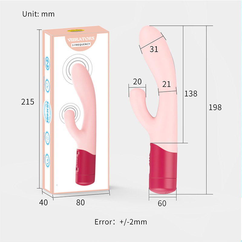 Haoqi Fun New Silicone Vibrator 3-Speed Vibrating Female Masturbator Adult Sex Toy