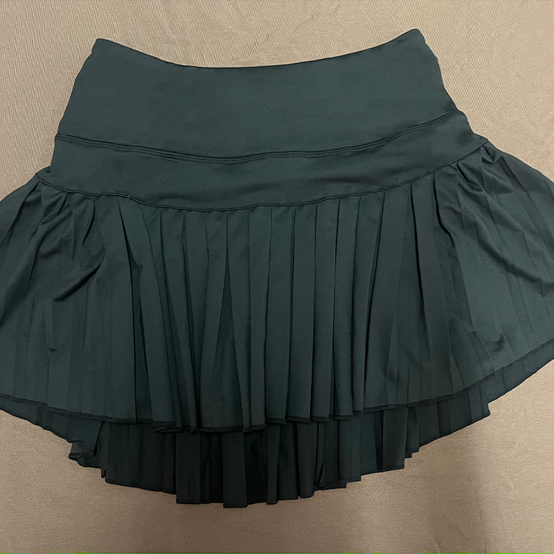 high waist slimming tennis yoga skirt quick drying breathable running skirt