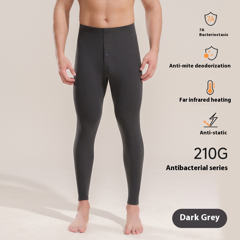 Men's slimming warm autumn trousers made of pure cotton, high elasticity and comfortable bottoming trousers