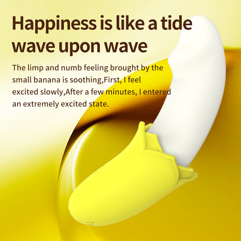 New Banana Vibrator for Women, Masturbation Device, Toy, Massager, Adult Sex Product