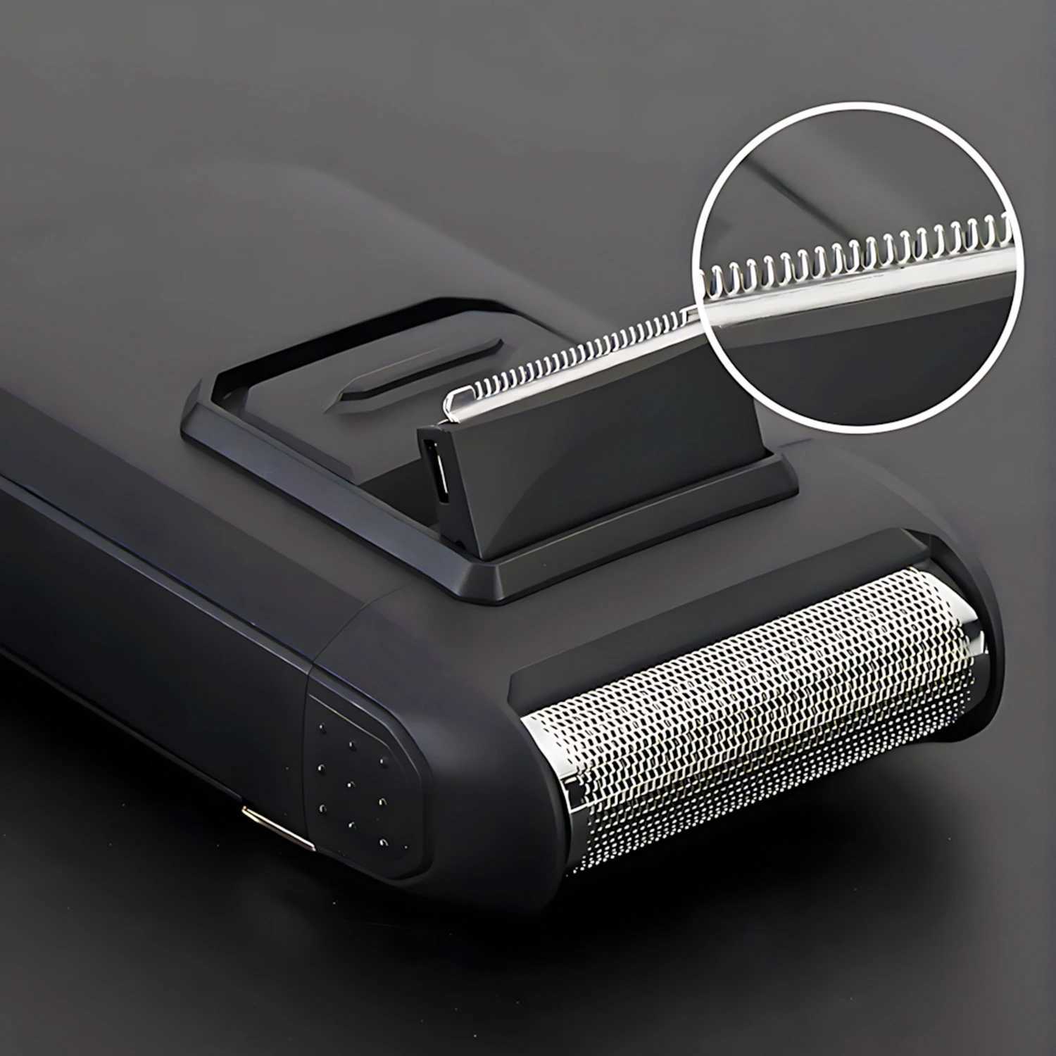 Beard Shaver Electric Sideburns Trimmer For Men With Nail Clipper Cutter Rechargeable Lithium Battery W250625