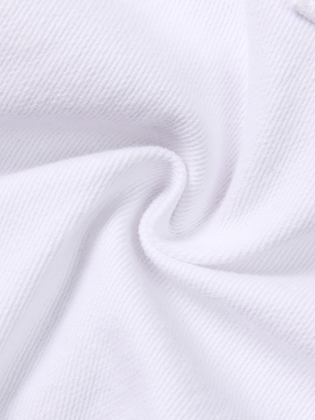 Children's White Denim Tight Pants with Black Devil Face Pattern for Halloween