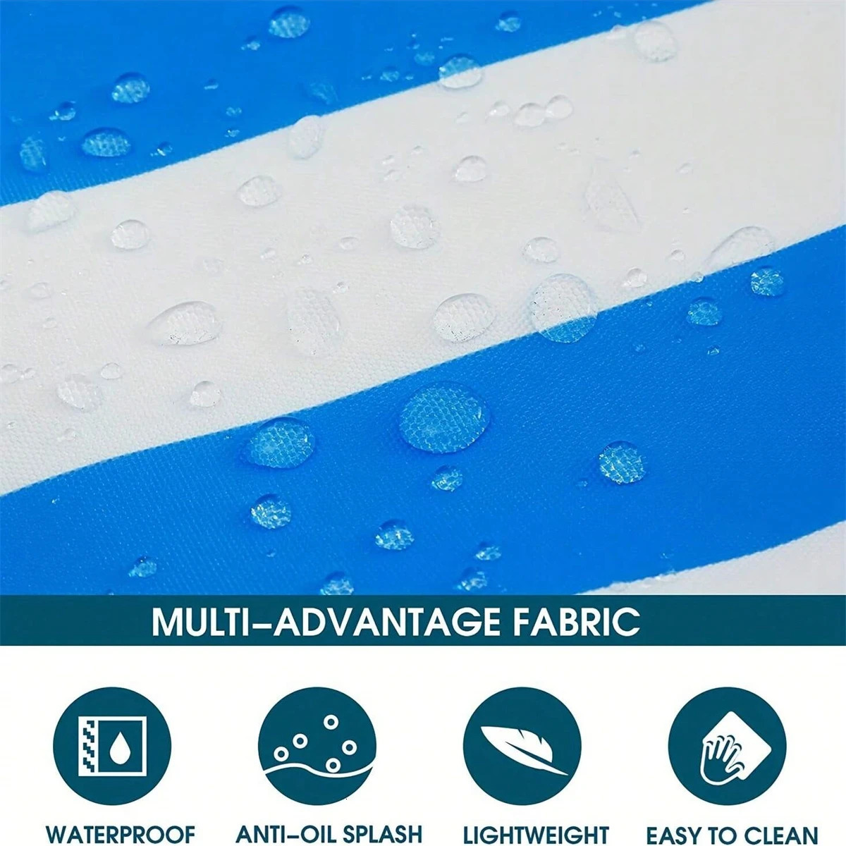 Striped Canvas Summer Beach Bag Large Capacity Shopping Bag Fashion Tote Bag For TravelIdeal for Beach Travel Camping 250624