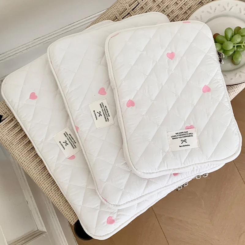 cute Laptop Sleeve Case Bag Portable Computer Cover Bag Tablet Pouch For Ipad 9.7-11 Air Pro 13 14 15 15.6 16 Inch Cover 250624