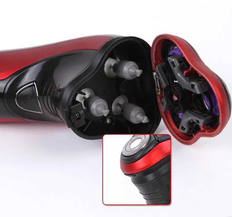 Kemei Electric Shaver Face Care Washable Beard Razor Men Shaver 3D Shaving Machine Rechargeable Trimmer W250625