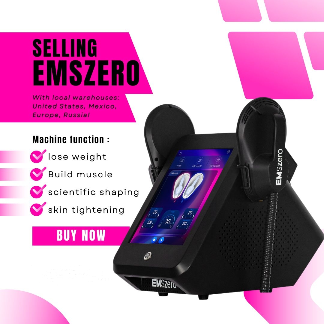 EMSZero Slimming Machine for Abdomen and Buttocks, High-Intensity Muscle Training Equipment for SPA Professional