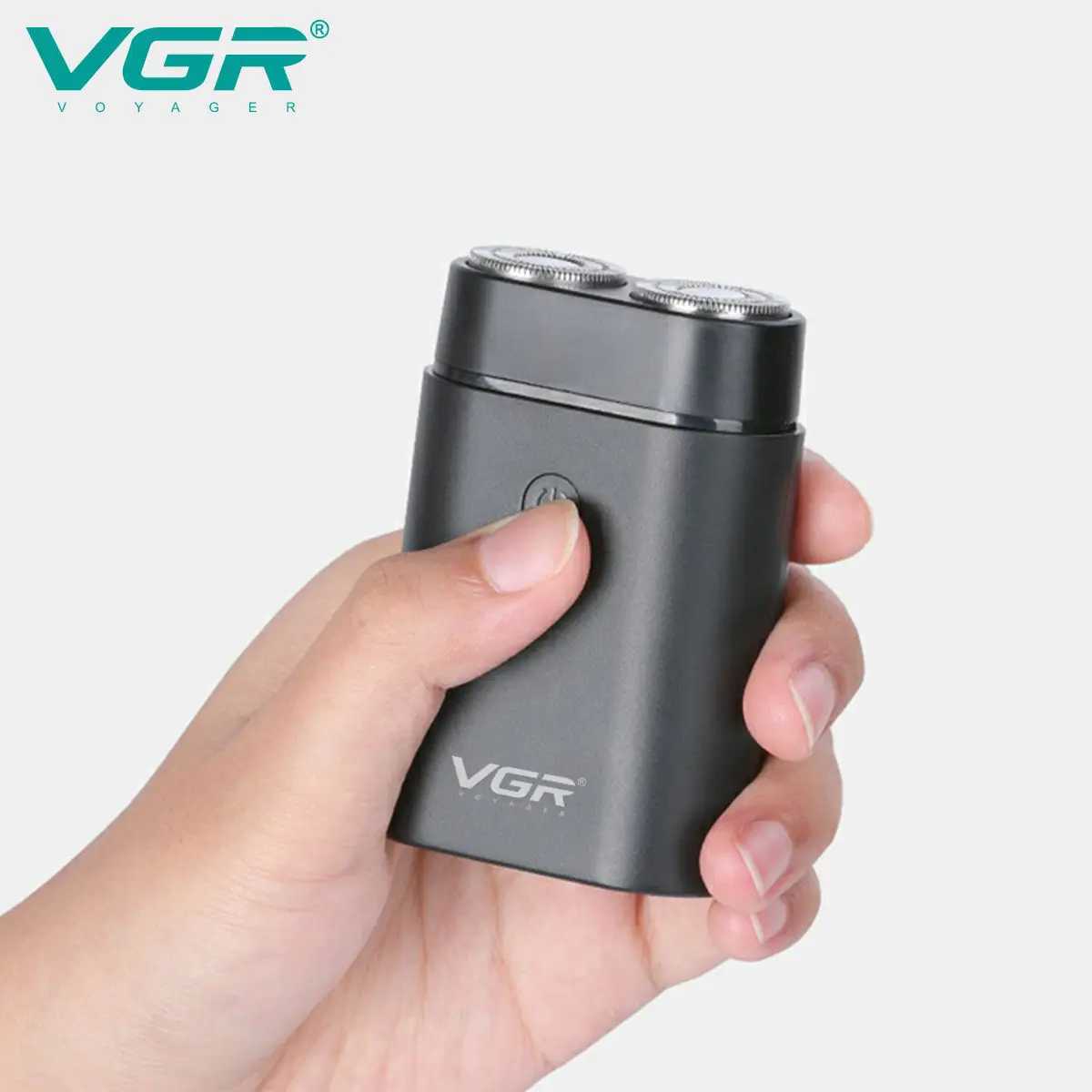 VGR 341 mini single blade cordless beard trimmer razor rechargeable foil electric face body shaver for men home shaving razor W250625